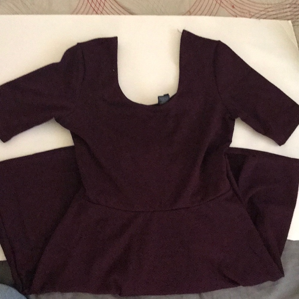 Ultra Flirt Burgundy Dress